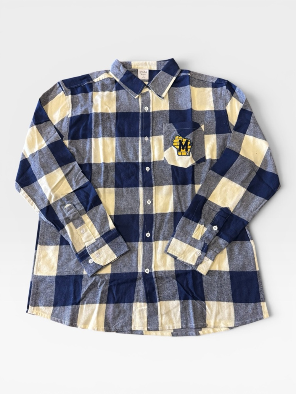 2021 Milwaukee Brewers Stadium Giveaway (SGA) Flannel Shirt